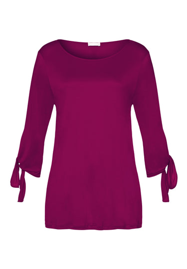 76765 Aba 3/4 Sleeve Shirt - 1471 Amaranth